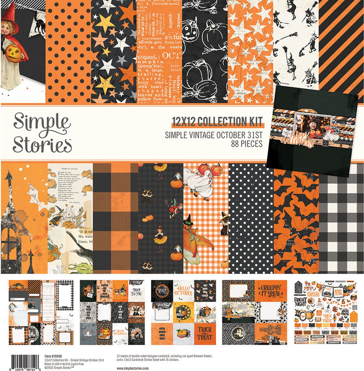 Simple Stories - Simple Vintage October 31st Collection Kit (18600)