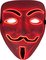 Vendetta/Anonymous - Rood
