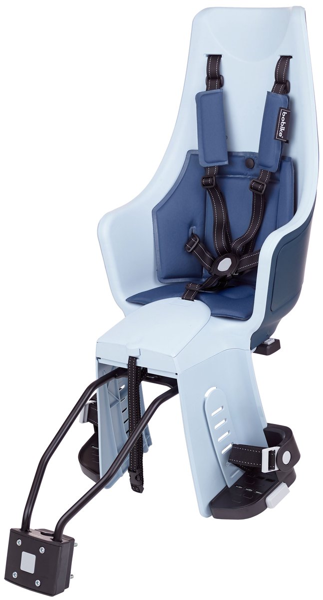 Bobike Exclusive Maxi Plus LED Fietsstoeltje - Framebevestiging - Denim Deluxe