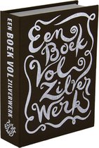 Spaarboekje - 'Een boek vol zilverwerk'  - Donkerbruin - Zilveren folie opdruk -