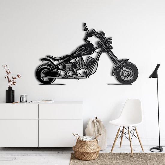 Wanddecoratie Motorfiets Motorcycle Metal Wall Art Muurdecoratie Woonkamer bol