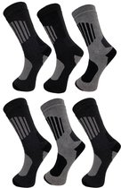 6 paar badstof THERMO sokken 39-42