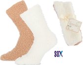 SOX Soft Home Sock Bed Sock Comfy Sock Warm up Menthe/ Petrol Femme 37/42 2 PACK