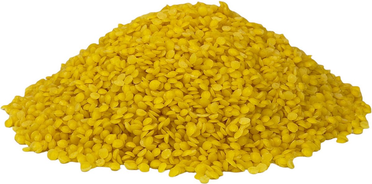 Bijenwas pastilles voor cosmetica geel - 1 kg