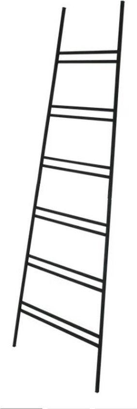 Industrieel Decoratie ladder / Deco ladder / Metal Magazine Rack 50 x 1,5 x 150 cm