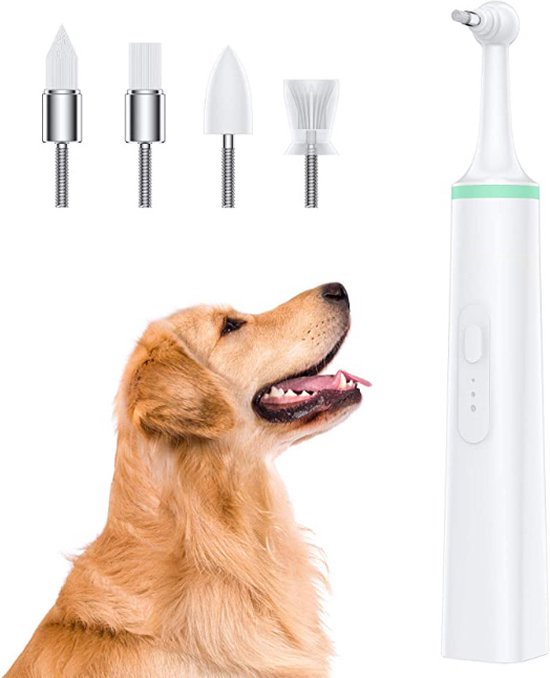 Hond - Poes - Electrische tandsteen en Tandenborstel - Gebitsverzorging - Pet Huisdier - niet oplaadbaar