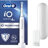 Oral-B iO 4N - Brosse À Dents Électrique - Blanche - connectée Bluetooth