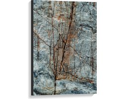 WallClassics - Canvas  - Roest in de Rots - 60x90 cm Foto op Canvas Schilderij (Wanddecoratie op Canvas)