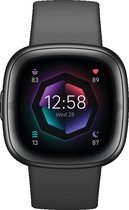 Bol.com Fitbit Sense 2 - Smartwatch heren en dames - Zwart aanbieding
