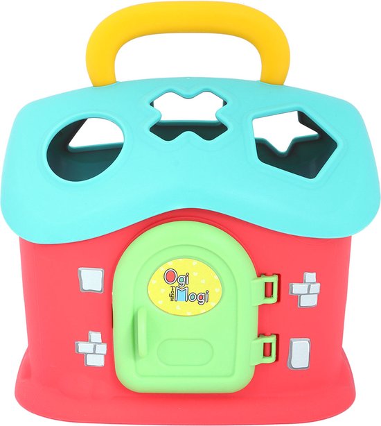 Ogi Mogi Toys Vormenstoof Huis 13 Stuks - Speelgoed vanaf 1 jaar