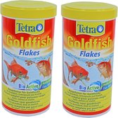 Tetra - Goldfish Flakes - Goudvissen- Visvoer - 1 liter - 2 Stuks