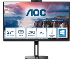 AOC V5 Q27V5CW - QHD IPS 75Hz Monitor - 27 Inch