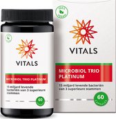 Vitals - Microbiol Trio Platinum - 60 Capsules - 15 miljard levende bacteriën van 3 superieure stammen