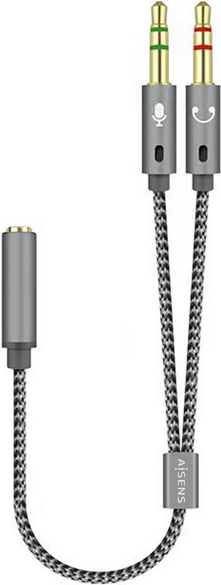 Adapter 3,5 mm Mannetje of Vrouwtje Plug Aisens A128-0417