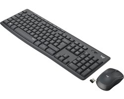 Logitech MK295 Silent - Draadloze muis en toetsenbord - AZERTY BE - Graphite