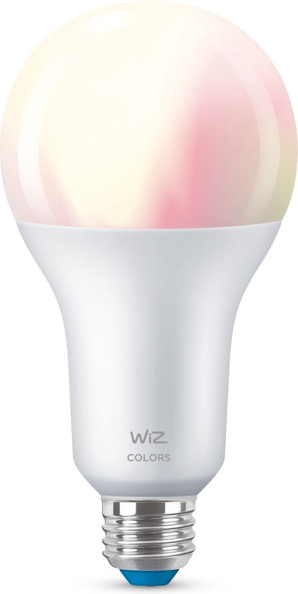 WiZ 8719514554634Z, Ampoule intelligente, Wi-Fi/Bluetooth, Ambre, LED, E27, Blanc