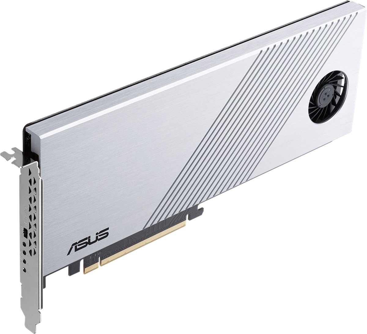 ASUS Hyper M.2 x16 Gen 4, PCIe, M.2, PCIe 4.0, Zilver, PC, Actief