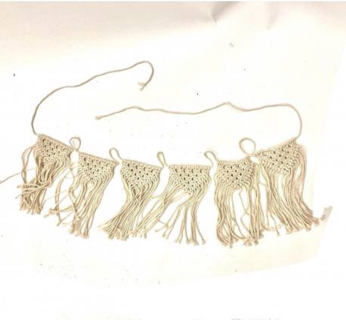 Flag garland macramé vlaggenlijn macrame