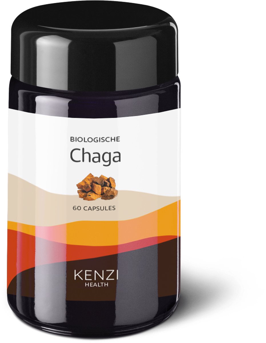 Goedkoopste Kenzi Chaga Extract Capsules Biologisch (60 stuks