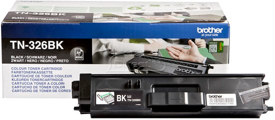 Brother TN-326BK tonercartridge zwart high capacity 4.000 pagina's 1-pack