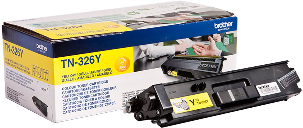 Brother TN-326Y tonercartridge 1 stuk(s) Origineel Geel