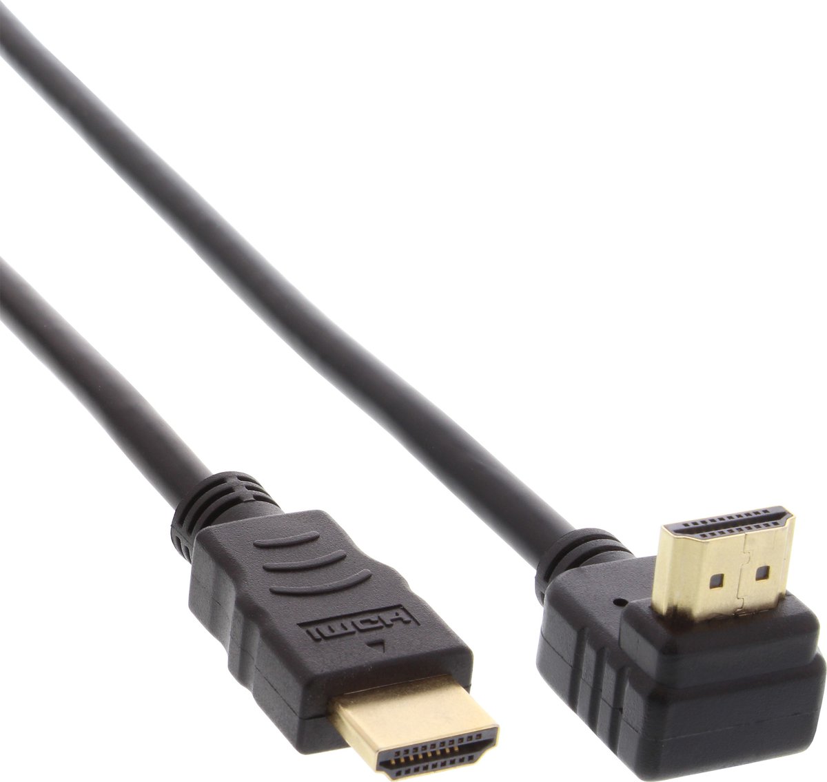 HDMI kabel - 90° haaks naar boven - versie 1.4 (4K 30Hz) - 1 meter