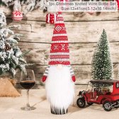 Hoesje voor flessen - Wijnfles decoratie - Luxe hoes voor wijnfles - Kerst - Kerstmis - Wijnfleshoes - Wijnfleszak
