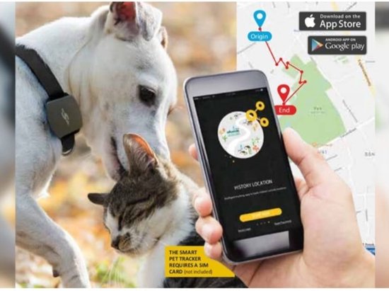 Mr. Safe Smart Pet Tracker - GPS Tracker Voor Huisdieren (SPT-100) - Mr Safe