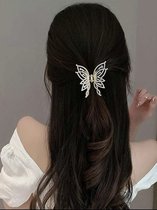 Nerissa- Luxe Haarklem Vlinder - Haarclip/Haarspeld - Haaraccessoires Bruiloft