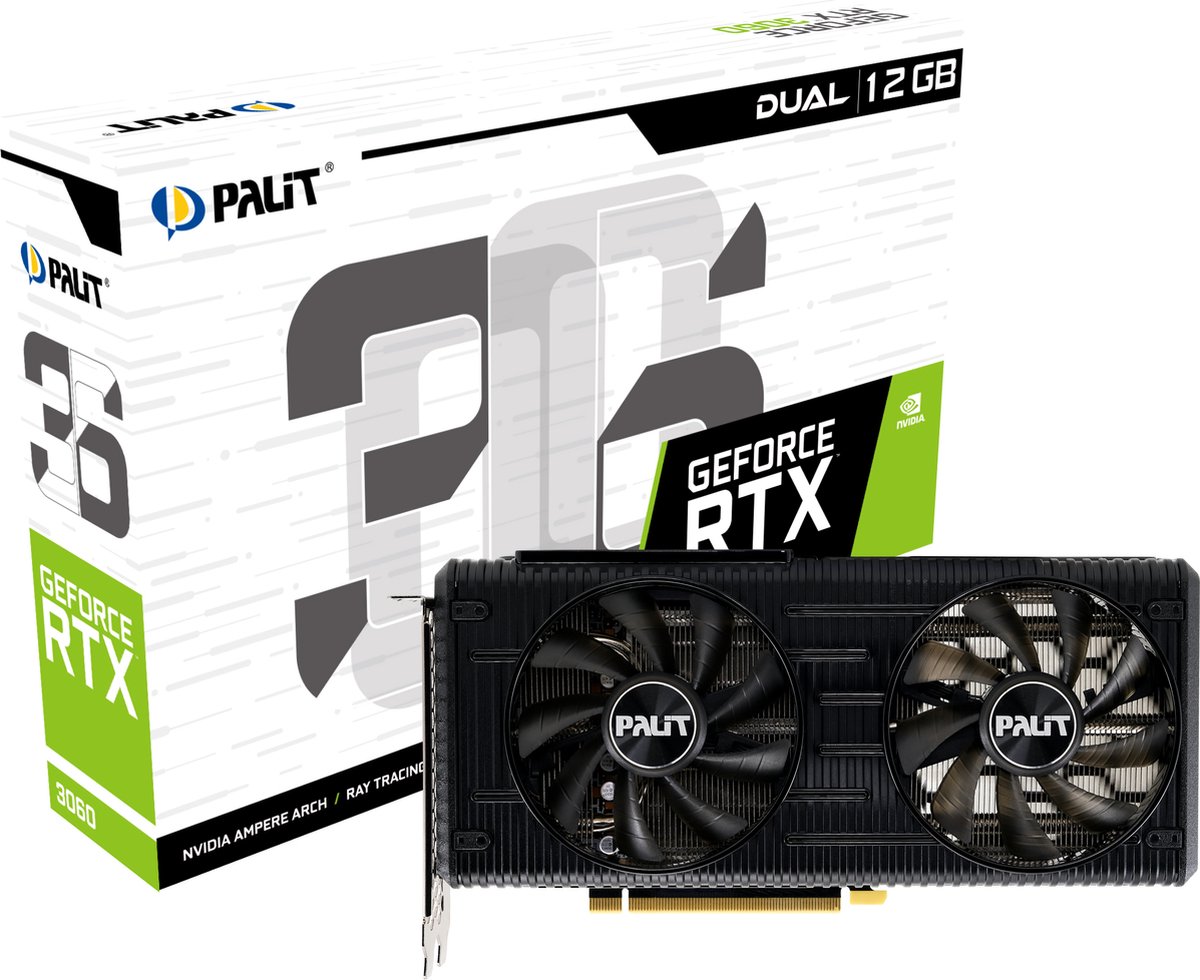 Graphics card Palit NE63060019K9-190AD 12 GB GDDR6 GeForce RTX 3060