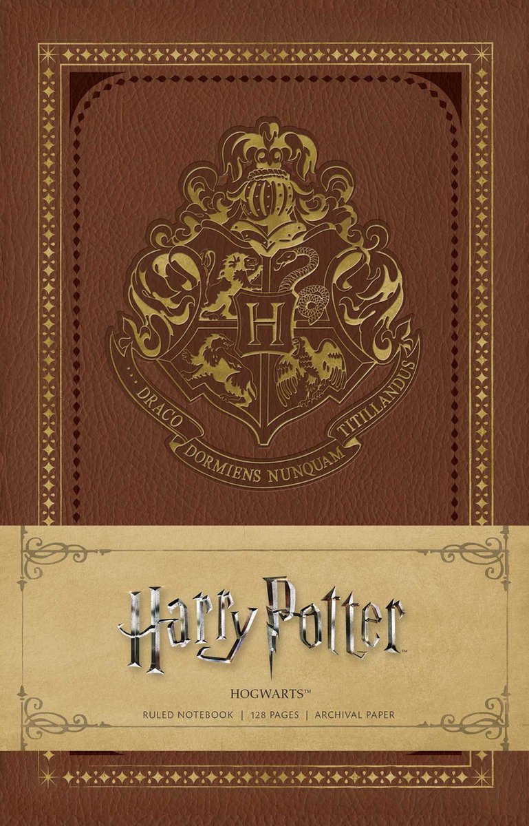 Harry Potter Ruled Notebook - Hogwarts