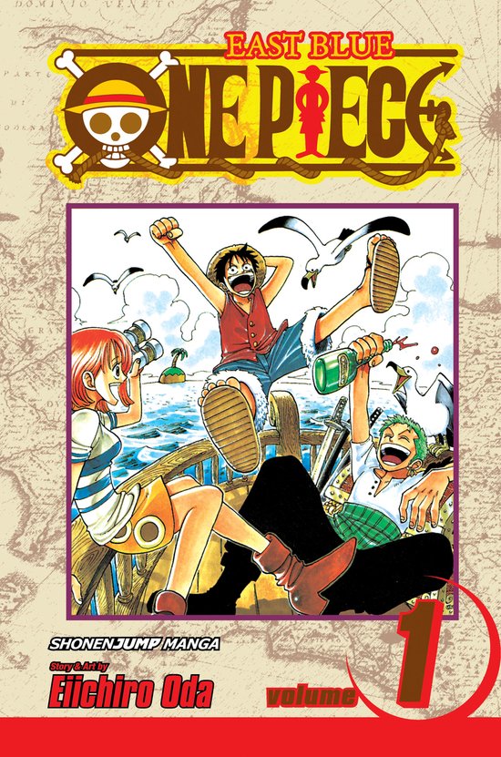 samenkomen half acht cascade One Piece, Vol. 1, Eiichiro Oda | 9781569319017 | Boeken | bol.com