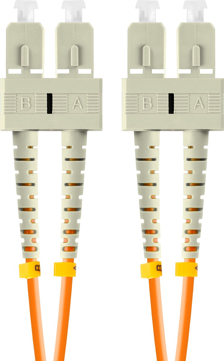 Lanberg FO-SUSU-MD21-0050-OG InfiniBand en Glasvezelkabel 5 m SC Oranje