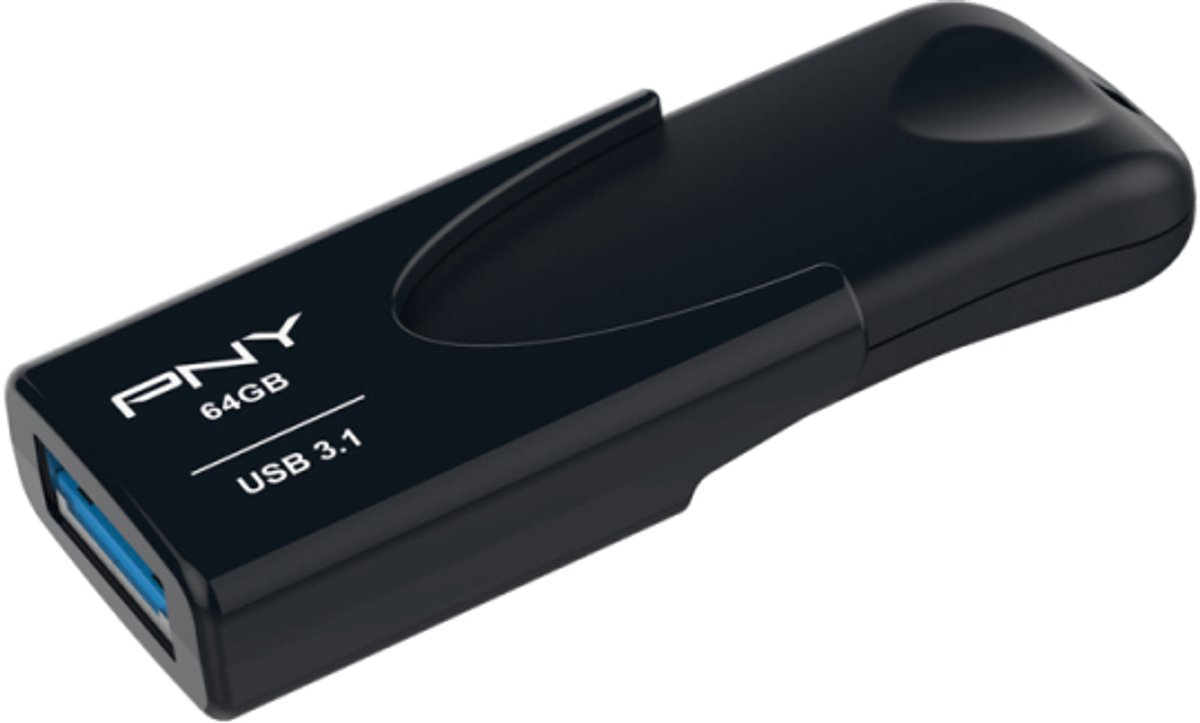 USB stick PNY Attache 4 USB 3.1 Zwart