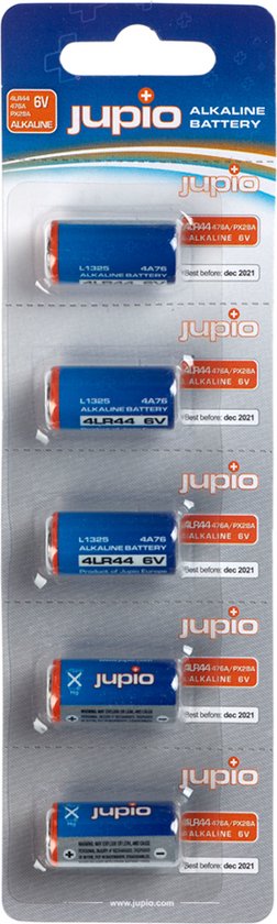 Jupio 4LR44 Alkaline 6V 5pcs - Knoopcel