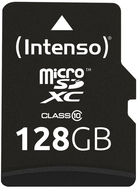 Intenso microSDXC-kaart 128 GB Class 10 Incl. SD-adapter