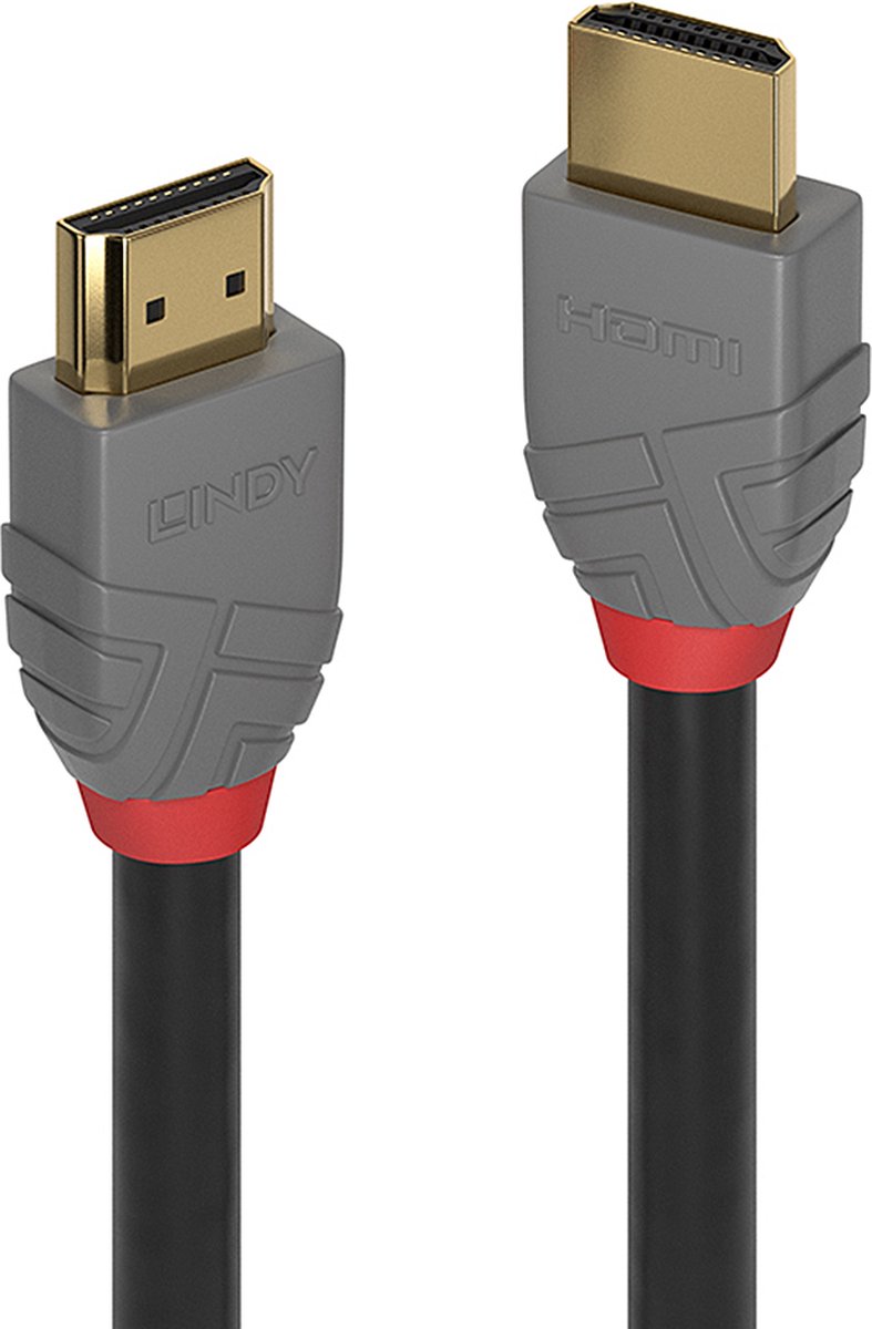 Lindy 36962 1m HDMI Type A (Standard) HDMI Type A (Standard) Zwart, Grijs HDMI kabel