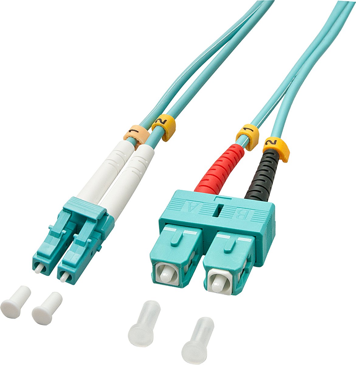 Lindy LWL-Duplexkabel LC/SC OM3 15m