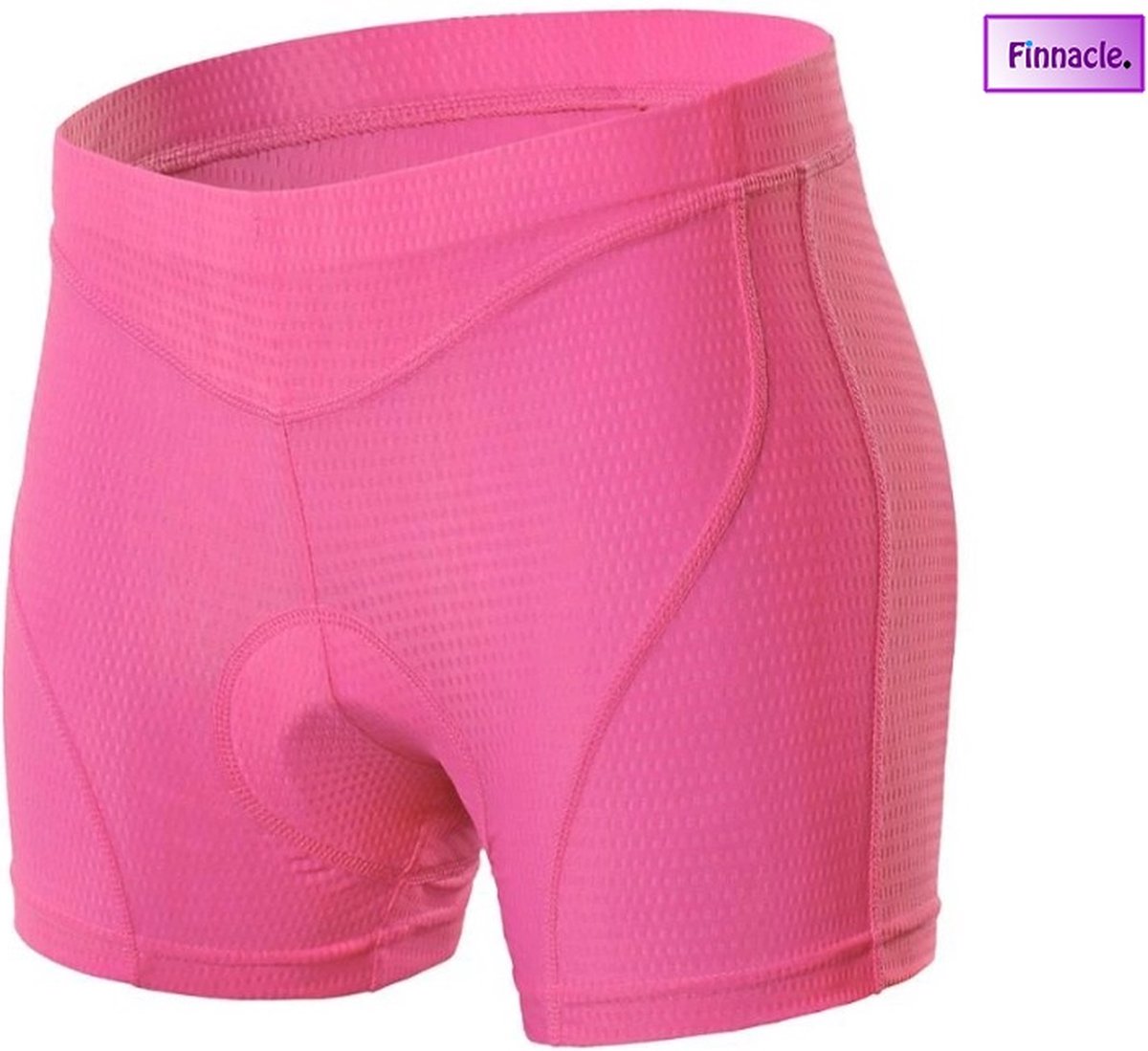 Finnacle - Fietsonderbroek Dames met Zeem - Fietsondergoed - Fietsonderbroek - Extra Zacht - XL - Kleur Roze