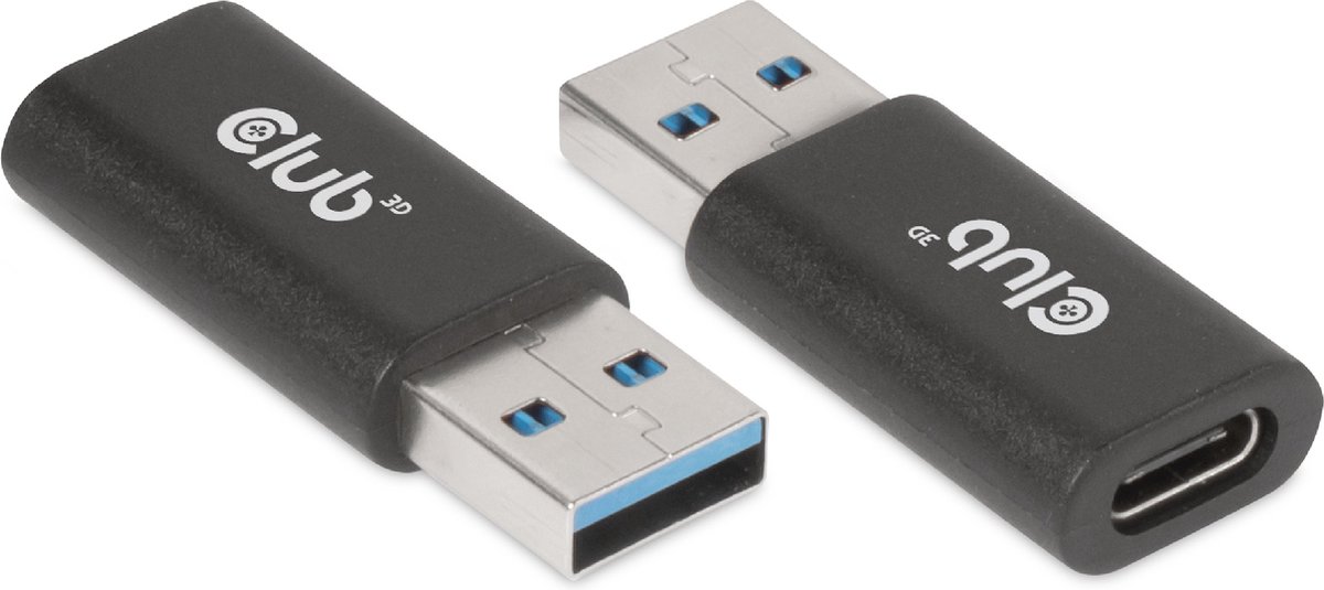 Club 3D USB-A 5Gbps naar USB-C® Adapter M/V