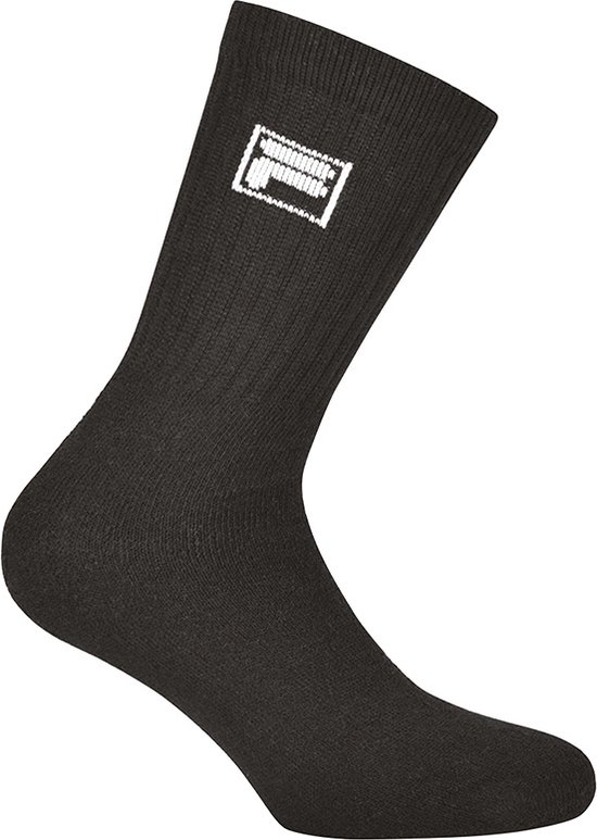 FILA 3P sokken full terry icon zwart - 35-38