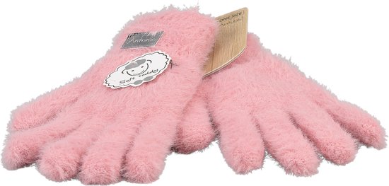 Antonio Dames Handschoenen Super Soft - Dubbel Gevoerd - Roze