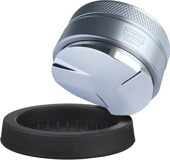 Scarlet Grande Flat espresso Tamper, voor barista's, met... : Scarlet Espresso Tamper scarlet espresso | Tamper Grande Flat voor barista; met