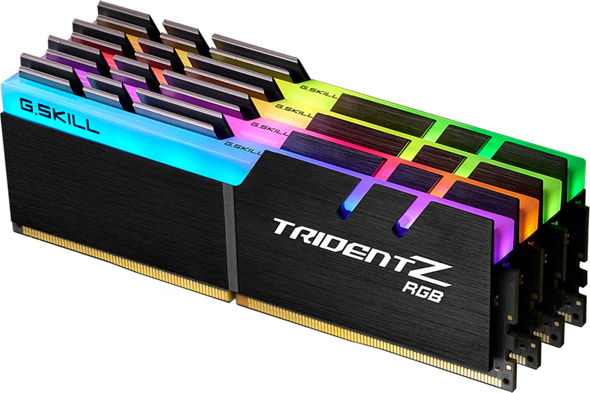 G.Skill 64 GB DDR4-3600 Quad-Kit F4-3600C16Q-64GTZRC, Trident Z RGB, XMP