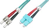 Digitus DK-2512-03/3 3m ST/BFOC SC Blauw Glasvezel kabel