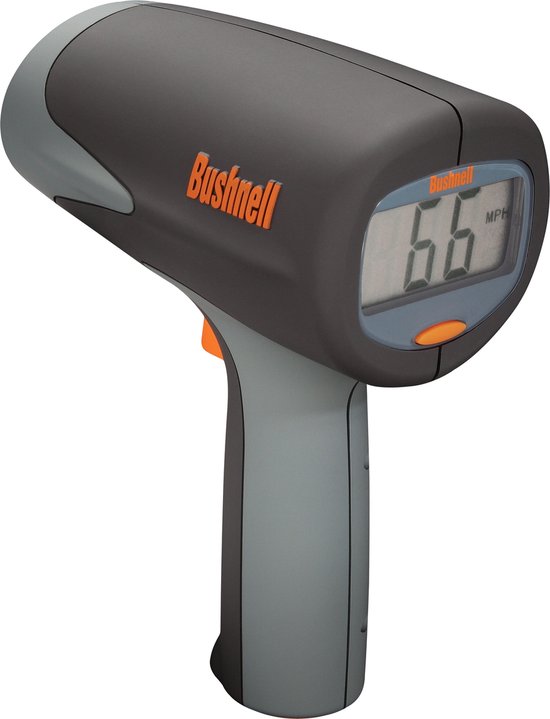 Foto: Bushnell velocity speedgun grijs richten en schieten 1 mph 1 61 km per uur 101911