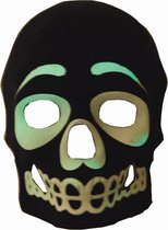 Masker skelet Glow in the dark - doodskop masker