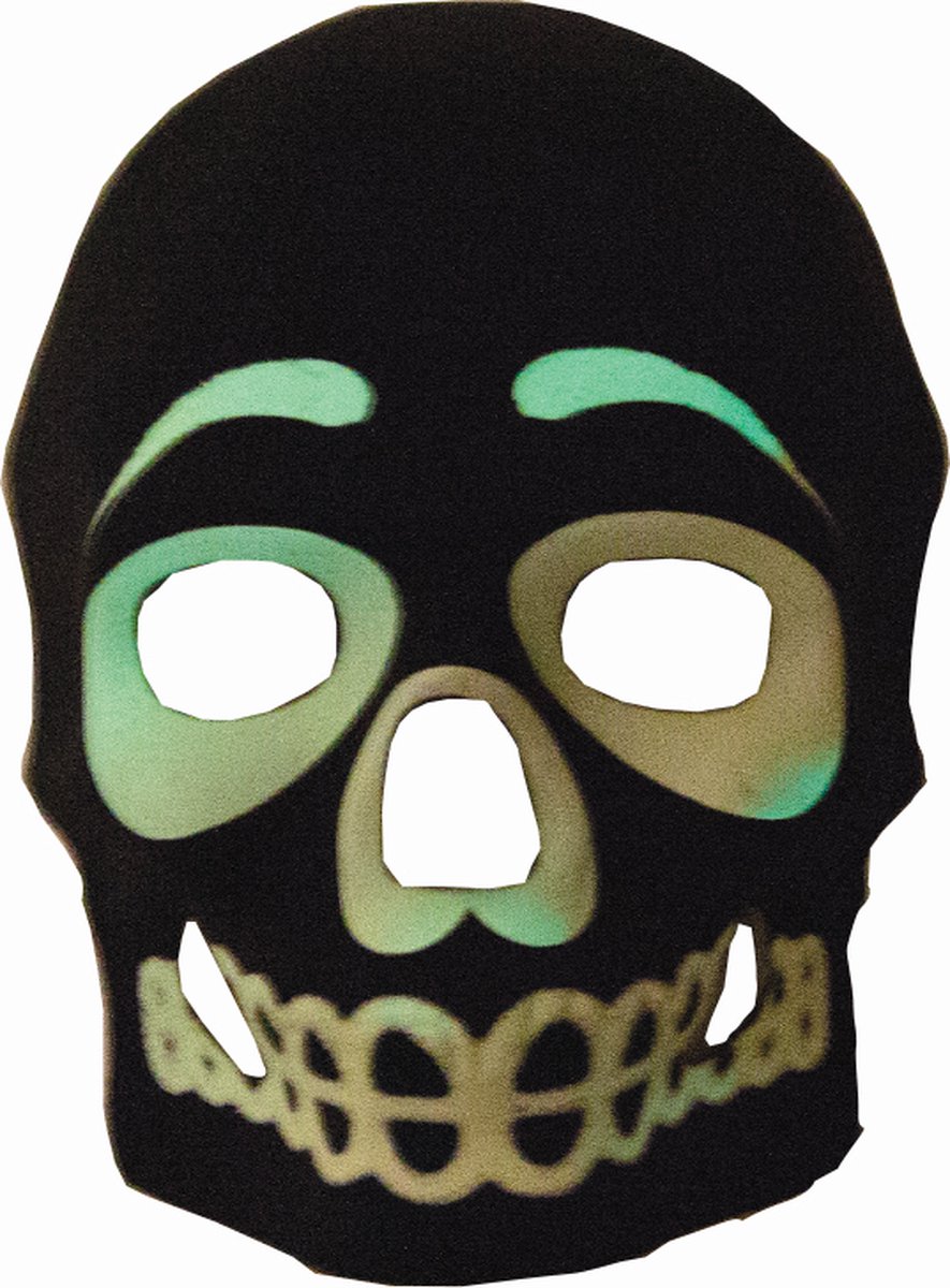 Halloween skelethandschoenen, skeletfietshandschoenen, kinderen, Halloween, fietsen, skelet, wanten, lichtgevende doodshoofd-handschoenen voor kinderen van 5 tot 12 jaar, meisjes, schedel, B