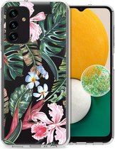 iMoshion Hoesje Geschikt voor Samsung Galaxy A13 (5G) / A04s Hoesje Siliconen - iMoshion Design hoesje - Groen / Tropical Jungle