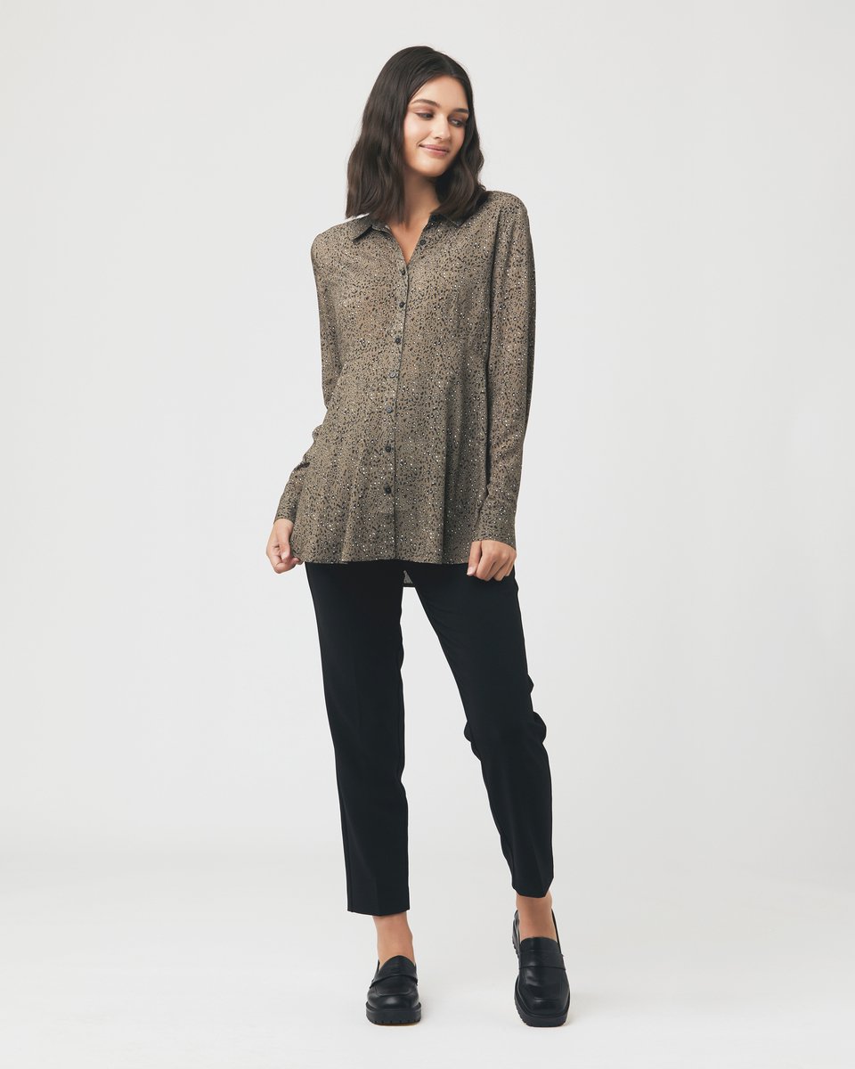 RIPE Hemd Jenner Peplum Olijf, zwanger, voedingL
